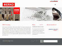 Tablet Screenshot of erko-electro.com